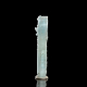 Beryl (Aquamarine variety), 7.7 x 1.4 x 1.1 cm