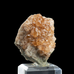 Grossular, hessonite variety, Jeffrey Mine, Canada - miniature