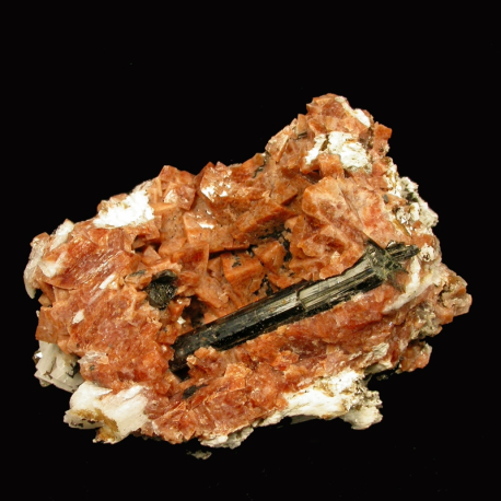 Rhodochrosite, Poudrette Quarry, Canada - miniature